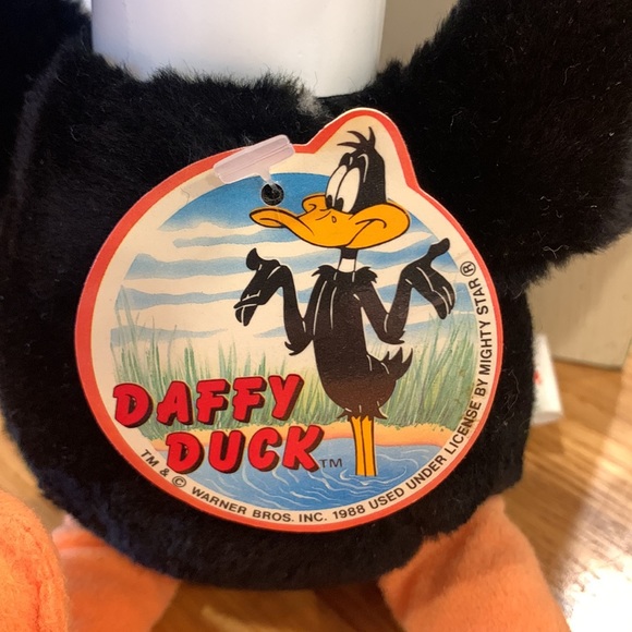 1987 Daffy, duck, plush 13 inches - Picture 4 of 7